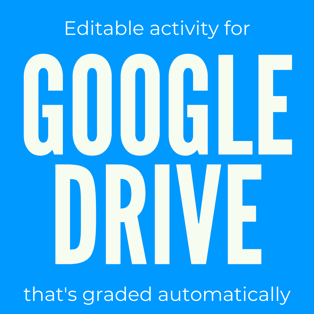 Free math activity for Google Drive.