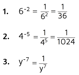 Simplifying expression with negative exponents.