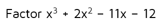 Factoring polynomials with higher degrees.