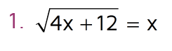 How to solve a radical equation with variables on both sides.