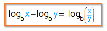 Difference rule for logarithms