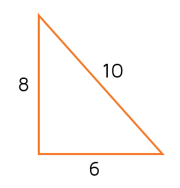 Example of the converse of the Pythagorean Theorem.