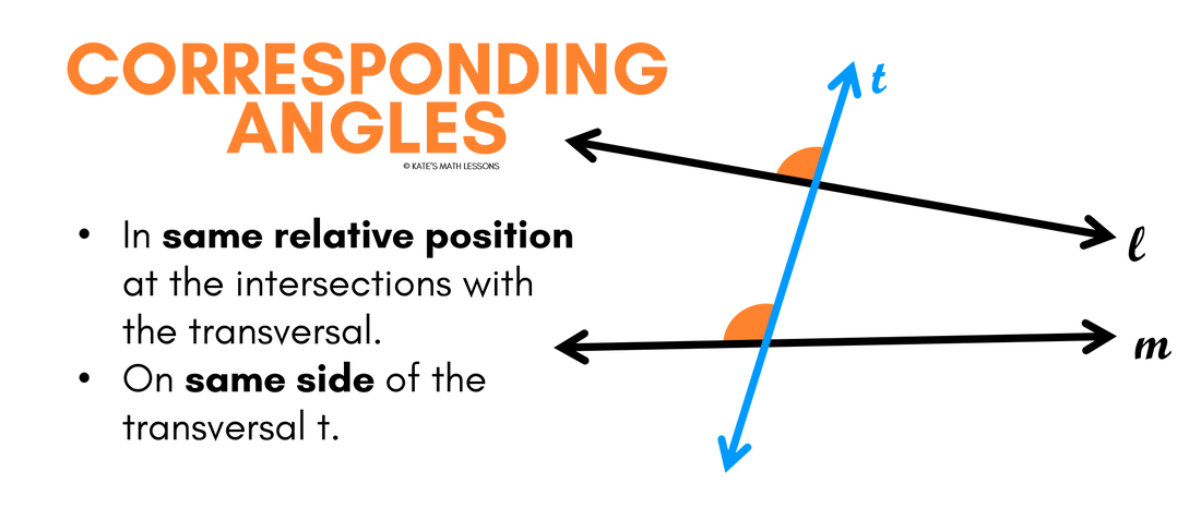 What are corresponding angles? Definition and examples