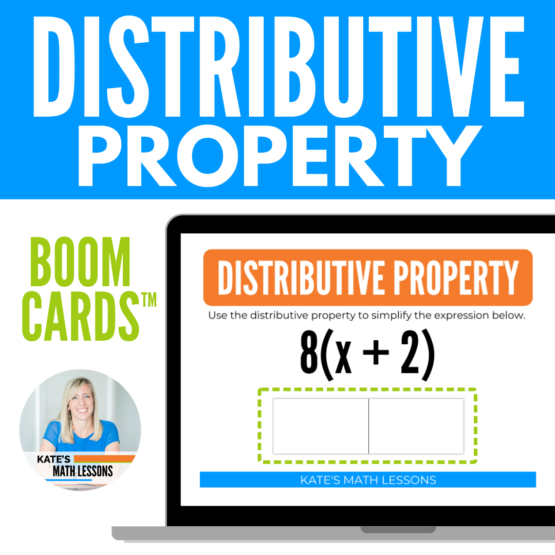 Distributive Property Boom Cards - Digital Activity for Distance Learning