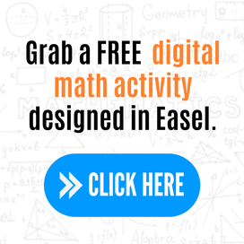 Free digital math activity in TpT's Easel Assessments.