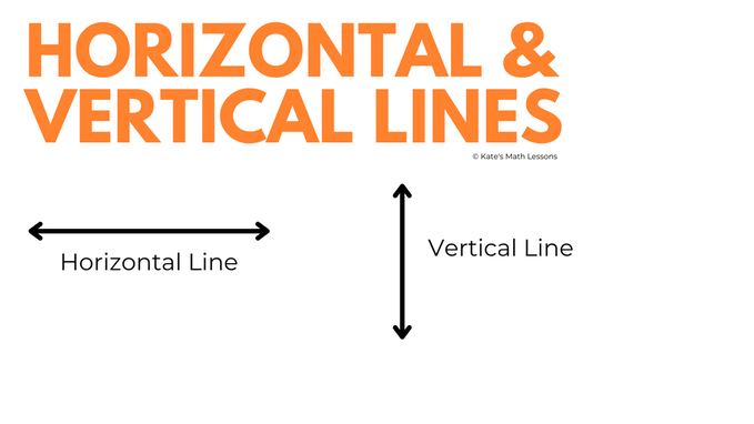 Horizontal and Vertical Lines in Geometry