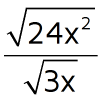 How do you simplify radicals with fractions?