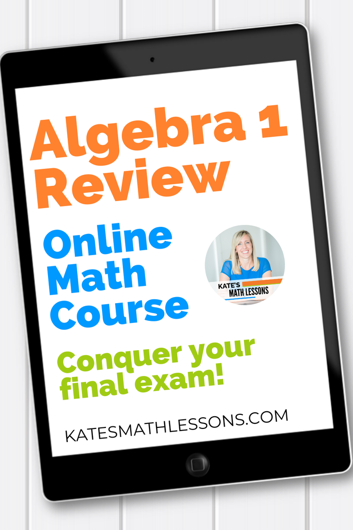 Algebra 1 Review - Test Prep Online Math Course