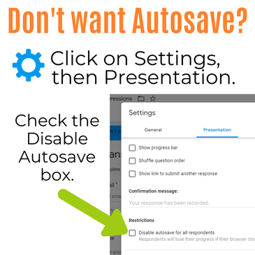 How to Turn Off or Disable Autosave in Google Forms
