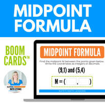 Midpoint Formula digital activity - great for distance learning!