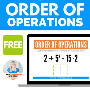 Order of Operations - free digital math activity perfect for distance learning!
