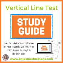 Vertical Line Test printable study guide